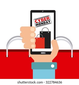 cyber monday design, vector illustration eps10 graphic 