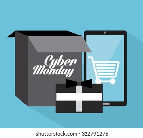 cyber monday design, vector illustration eps10 graphic 