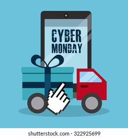 cyber monday design, vector illustration eps10 graphic 