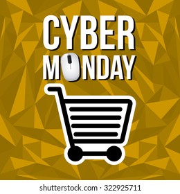 cyber monday design, vector illustration eps10 graphic 
