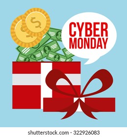 cyber monday design, vector illustration eps10 graphic 
