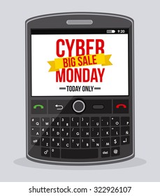 cyber monday design, vector illustration eps10 graphic 