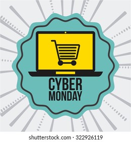 cyber monday design, vector illustration eps10 graphic 