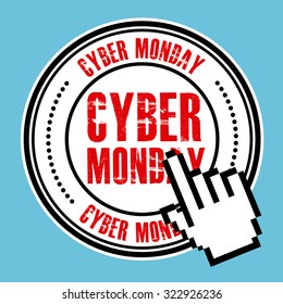 cyber monday design, vector illustration eps10 graphic 