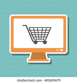 Cyber Monday design, vector illustration