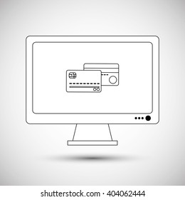 Cyber Monday design, vector illustration