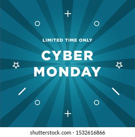 Cyber Monday event ad promo super sale and discount