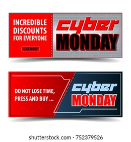 Cyber Monday gift card template
