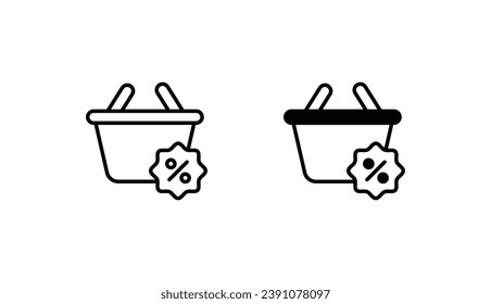 Diseño de iconos del ciberlunes con ilustración de fondo blanco
