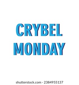 Cyber Monday icon vector template illustration logo design