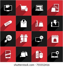 Cyber Monday Icons set