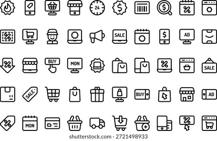 Cyber And Monday Icons Simple vector icon. Illustration symbol design template for web mobile UI element.