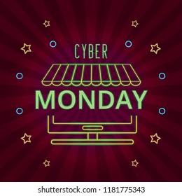 Cyber Monday Illustration