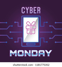 Cyber Monday Illustration