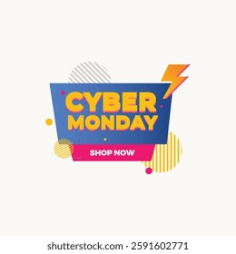 Cyber Monday Illustration for design needs, Landing Pages, Animation, Apps, Presentations, Content Creator and other Promotions