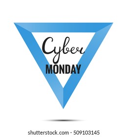Cyber Monday. Label design template. Cyber Monday label 