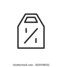 Cyber Monday line icon in trendy style. Stroke vector pictogram isolated on a white background. Cyber Monday premium outline icons.