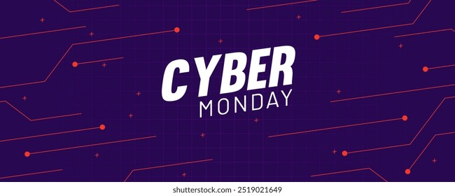Cyber Monday design de modelo de fundo moderno.