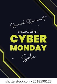 Cyber Monday poster and banner for shop.