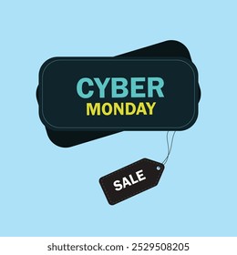 Cyber monday poster stock illustration