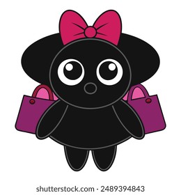 Cyber Monday Printable Graphics: Illustration, Cartoon, Clipart, Line Art Design