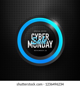 Cyber monday sale background.