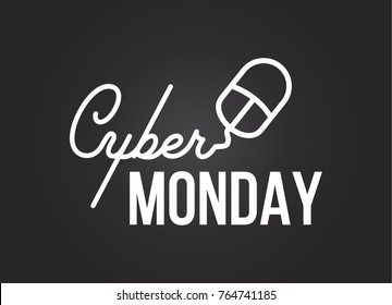 Cyber Monday Sale Background for Good Deal Promotion