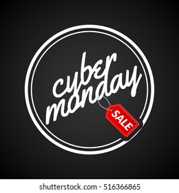 Cyber monday SALE background. Online sale offer. Internet cyber monday discount for shop.