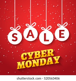 Cyber monday SALE background. Online sale offer. Internet cyber monday discount for shop