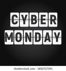 Cyber Monday Sale Background. Vector Illustration EPS10
