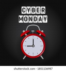 Cyber Monday Sale Background. Vector Illustration EPS10
