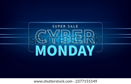 Cyber monday sale background. Vector illustration