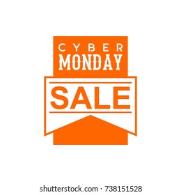 cyber monday sale badge and banner promotion