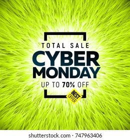 Cyber Monday sale banner