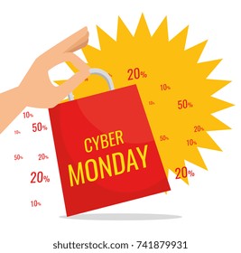 cyber monday sale banner background