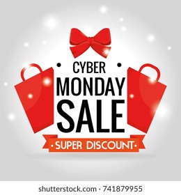 Cyber Monday Sale Banner Background