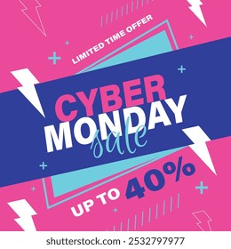 Cyber Monday Sale banner design