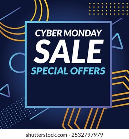 Cyber Monday Sale banner design