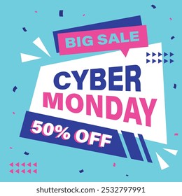 Cyber Monday Sale banner design