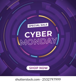 Cyber Monday Sale banner design