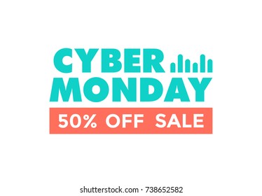 cyber monday sale banner for website promotion