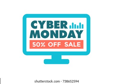 cyber monday sale banner for website promotion