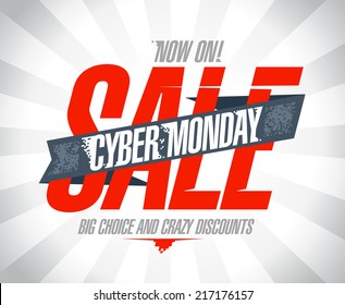 Cyber Monday Sale Design.