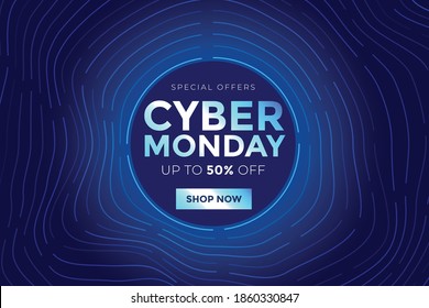 cyber Monday sale design.vector cyber Monday creative hi-tech sale design.cyber Monday modern template design.discount offer sale design.