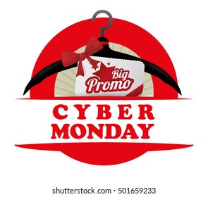 cyber monday sale event vector illustration design