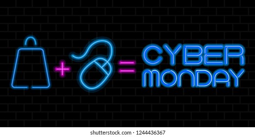 Cyber monday sale image. Vector illustration design