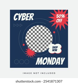 Cyber Monday Sale Instagram Post Template