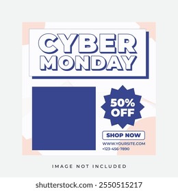 Cyber Monday Venda Instagram Post Modelo