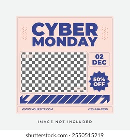 Cyber Monday Venda Instagram Post Modelo