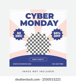 Cyber Monday Venda Instagram Post Modelo